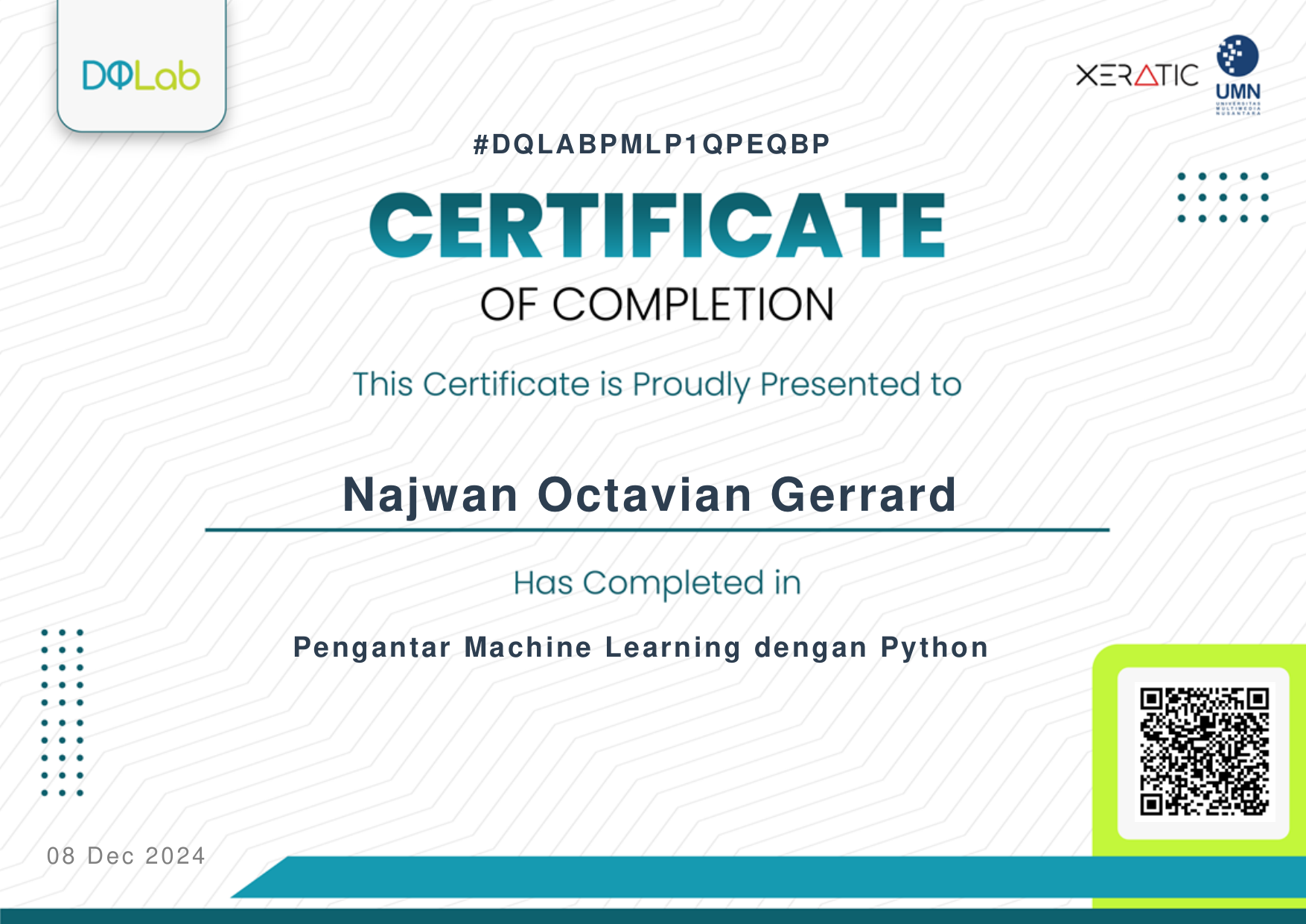 Pengantar Machine Learning dengan Python
